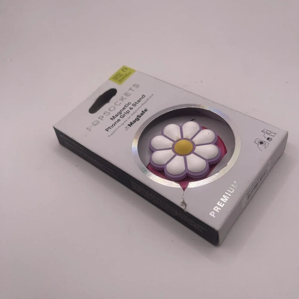N3-O PopSockets Phone Grip with Expanding Kickstand Magnetic Doodle Daisy Boca